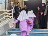حضور فرماندار شمیرانات در جمع معلمان و دانش آموزان مدرسه کاشفی