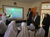 حضور فرماندار شمیرانات در جمع معلمان و دانش آموزان مدرسه عدالت 