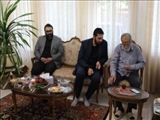 دیدار فرماندار شمیرانات با خانواده معظم شهید والامقام جشنی طهرانی 