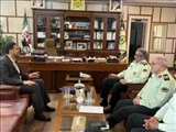دیدار فرماندار شمیرانات با فرماندهی انتظامی تهران بزرگ