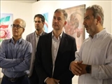 تجلی روح حماسی در رنگ و نگار؛ بازدید سرپرست فرمانداری شمیرانات از نمایشگاه هنری «بر همانیم که بودیم و همان خواهیم بود»