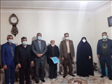 دیدار مسئولان شهرستان ملارد با خانواده معظم  شهید سرافراز جعفر جان محمدی در روستای بیدگنه بخش مرکزی ملارد