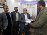 دیدار فرماندار و مسئولین بخش صفادشت با خانواده های معظم شهداء 