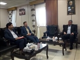 دیدار رئیس جدید اداره بهزیستی ملارد با فرماندار