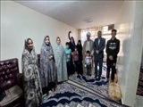دیدارفرماندار و امام جمعه ملارد با ۲ خانواده  ۶ فرزندی 