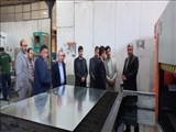 بازدید فرماندار و مسئولان قضایی از واحد تولیدی درسا در شهرک صنعتی صفادشت