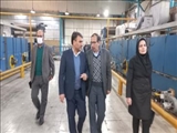 بازدید سرپرست فرمانداری ملارد از واحد تولیدی فواد الیاف