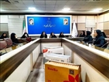 اهداء چرخ خیاطی به بانوان مهارت آموز روستایی در ملارد