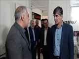 بازدید سرزده فرماندار ملارد از اداره صمت