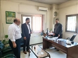 بازدید سرزده رئیس بازرسی فرمانداری ملارد از اداره مخابرات