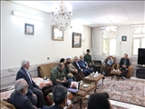 دیدار ویدئو کنفرانسی فرمانده سپاه استان تهران با خانواده‌های معزز شهدای شهرستان‌های تابعه 