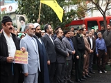 تجدید بیعت دانش‌آموزان شهرستان قدس با یوم الله 13 آبان 