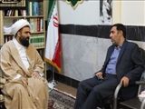 دیدار مدیرکل ورزش و جوانان استان تهران با امام جمعه شهرستان قدس