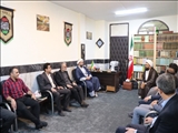 دیدار فرماندار قدس و دادستان با امام جمعه شهرستان
