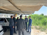 بازدید معاون فرماندار قدس از تصفیه‌خانه فاضلاب و مسیر آب کشاورزی شهرستان