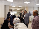 بازدید فرماندار و رئیس حوزه انتخابیه قدس از شعبات اخذ رای