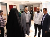 بازدید فرماندار و بخشدار مرکزی قدس از شعبات اخذ رای در حوزه بخش