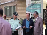 تحویل اقلام انتخاباتی به نمایندگان فرماندار در شهرستان قدس