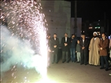 نورافشانی آسمان شهرستان قدس