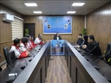 دیدار عوامل مجموعه هلال‌احمر با فرماندار قدس