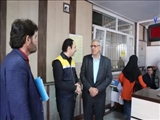 بازدید سرزده سرپرست معاونت توسعه فرمانداری قدس از ادارات