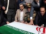 با بدرقه باشکوه مردمی؛ پیکر امیر سرافراز ارتش اسلام تشییع شد