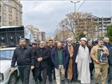تشییع پیکر سردار شهید سجاد خزلی در شهرستان قدس