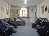 دیدار نوروزی فرماندار قدس با امام جمعه شهرستان