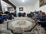 دیدار نوروزی مسئولان قدس با خانواده‌های شهدای جنگ تحمیلی اخیر