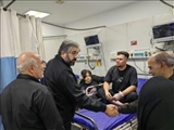 در سومین روز سال نو؛ فرماندار قدس در کنار کادر درمانی بیمارستان سردار سلیمانی