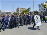 تشییع پیکر شهید مجتبی اوجی در شهرستان قدس برگزار شد