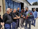 حضور فرماندار قدس در دو کارخانه صنعتی به مناسبت روز کارگر / تقدیر از قهرمانان خط مقدم تولید