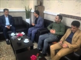 گرامیداشت هفته معلم/ دیدار پارسافر با رئیس اداره آموزش پرورش شهرستان قدس