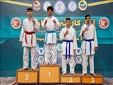 کسب مدال برنز کاراته کا شهرقدسی در لیگ کاراته وان