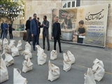 اجرای طرح اطعام و احسان حسینی در شهرستان قدس با حضور فرماندار و مدیرکل کمیته امداد استان تهران