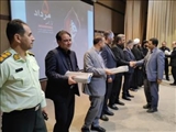 تجلیل امام جمعه معزز شهرستان قدس از حسن پارسافر