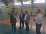 بازدید میدانی مسئولان اداره‌کل ورزش و جوانان استان از اماکن ورزشی شهرستان قدس