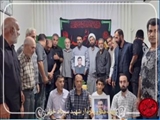 تجلیل گروه روضه الشهدا شهرستان قدس از خانواده شهید ورزشکار در برنامه هفتگی دیدار با شهدا