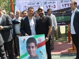 گرامیداشت یاد و خاطره شهید ورزشکار «سید یونا طایفه» در آیین افتتاح زمین چمن مصنوعی مجموعه ورزشی شهدای شهرقدس