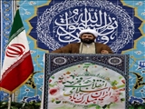 تقدیر و تشکر امام جمعه شهرستان قدس از برگزاری میز خدمت در نماز جمعه