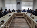 حضور فرماندار شهرستان قدس در بخشداری مرکزی