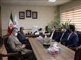 دیدار فرماندار قدس با مدیر عامل شركت توزیع برق استان تهران