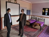 بازدید گلی کانی فرماندار از ستاد اسکان فرهنگیان در شهر قدس