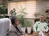 دیدار فرماندار قدس با فرمانده انتظامی شهرستان 