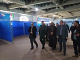 بررسی روند برگزاری نمایشگاه دستاوردهای دولت سیزدهم در ایام الله دهه مبارک فجر توسط فرماندار قدس