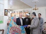 دیدار فرماندار و امام جمعه قدس با جانبازان ۷۰ درصد شهرستان 