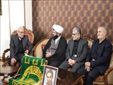 دیدار مسئولین شهرستان قدس با خانواده شهدا