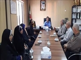 دیدار ستاد بازسازی عتبات عالیات شهرستان قدس با رئیس اداره ورزش و جوانان