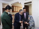 دیدار مسئولین با خانواده شهید و جانباز سرافراز شهرقدسی 