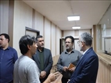 بازدید سرزده  فرماندار قدس از اداره برق